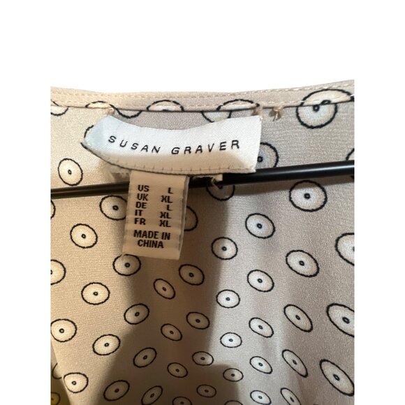 Susan Graver Womens Lightweight Open Kimono Cardigan Size XL Yellow/Taupe Multic - Picture 3 of 5